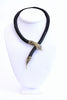 Vintage 70's Black Snake Necklace Bracelet