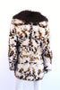 Vintage Sheared Beaver & Fox Fur Coat