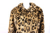 Vintage Faux Leopard Fur Coat