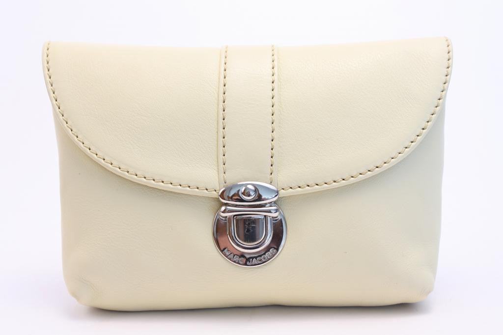 MARC JACOBS Leather Clutch at Rice and Beans Vintage