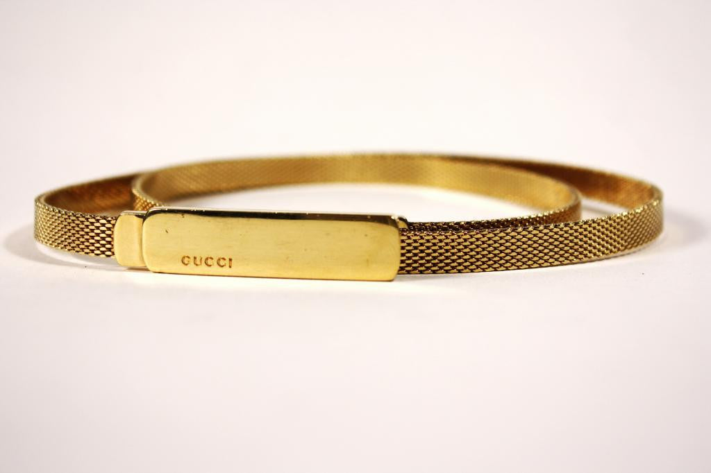 GUCCI Gold Plated Belt