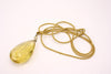 Vintage 40's Cut Glass Anchor Necklace