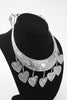 Vintage Silver Metal Heart Necklace