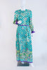 Vintage 70's RICHILENE Silk Dress