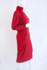 Vintage 80's CHANEL Red Jersey Dress