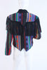 Vintage 80's Fringed Blanket Jacket