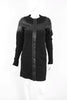 Chanel 2012 Wool & Leather Sweater Coat Dress 