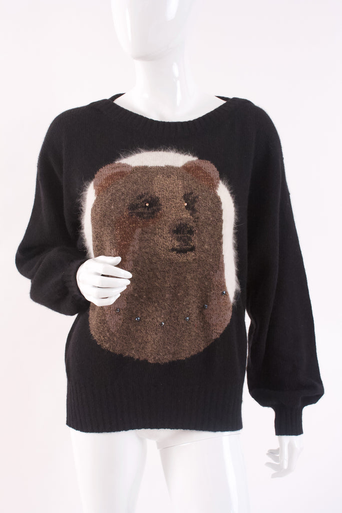 Rare Vintage KRIZIA Bear Sweater