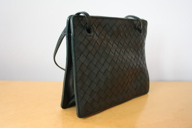 Vintage BOTTEGA VENETA Woven Leather Handbag