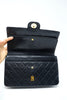 Rare Vintage 70's CHANEL Black Double Flap Bag