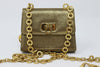 Vintage FERRAGAMO Bronze Leather Bag or Waist Bag