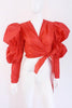 YSL Attributed Blouse Skirt Set 80's 