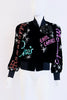 Rare Vintage 80's BOB MACKIE Old Hollywood Themed Sequin Jacket