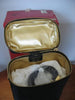 New in Box Vintage SALVATORE FERRAGAMO Black Taffeta Handbag with Signature Bow & Gold Lining