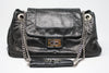 Vintage CHANEL Metallic Black "Drill" Bag