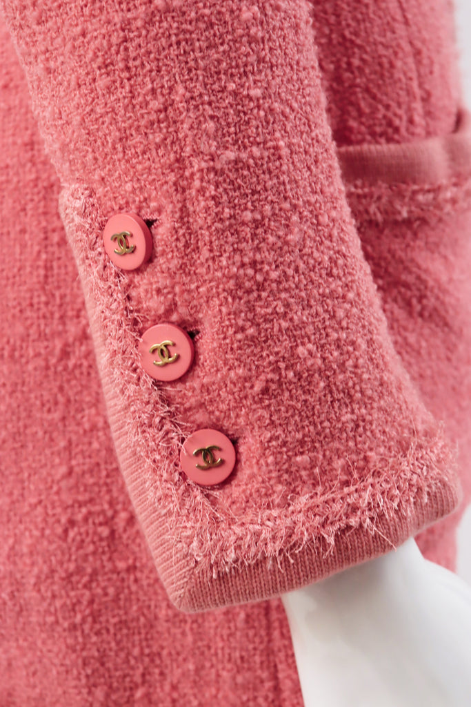 Vintage 1994 Pink Tweed Jacket  Size 10/12 – Baggio Consignment