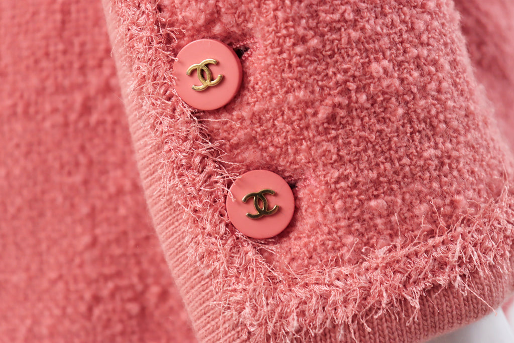 Rare Vintage CHANEL F/W 1994 Pink Jacket at Rice and Beans Vintage