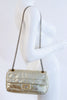 CHANEL Gold Leather Drill Single Flap Bag