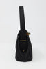 Very Rare Vintage CHANEL Black Satin & Leather Bag