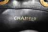 Vintage Chanel Black Bag Tortoise 