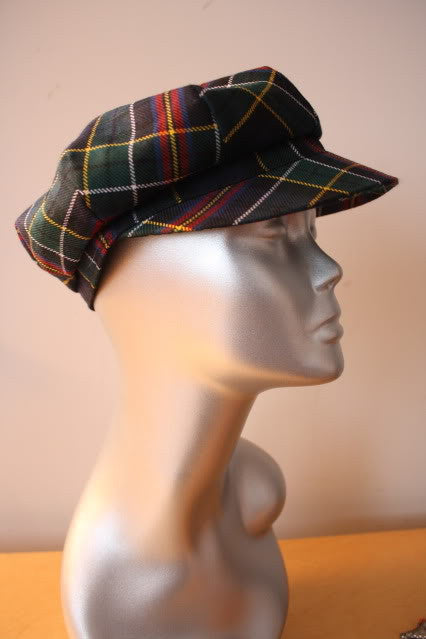BURBERRY Classic Plaid Wool Cap Hat