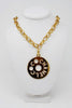 Vintage Chanel Coco Medallion Necklace Belt 