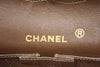 Vintage Chanel Lizard Double Flap Bag 