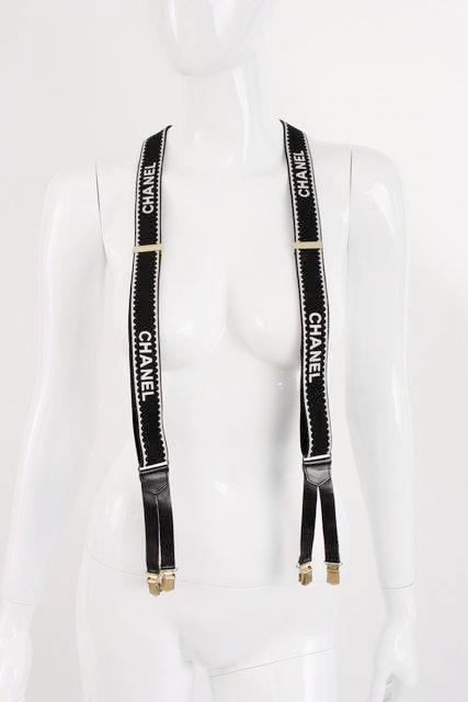 Vintage Chanel suspenders 
