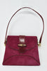Rare Vintage 70's GUCCI Raspberry Suede Bag or Clutch