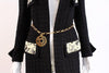Vintage Chanel Coco Medallion Necklace Belt 