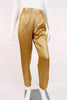 Vintage CHANEL 96A Gold Metallic Pants