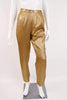 Vintage CHANEL 96A Gold Metallic Pants
