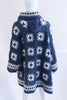 Vintage Hand Crocheted Granny Square Sweater