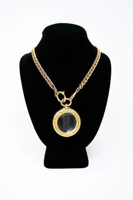 Vintage CHANEL Magnifying Glass Necklace