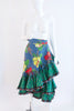 Vintage 80's KOOS VAN DEN AKKER Ruffle Skirt