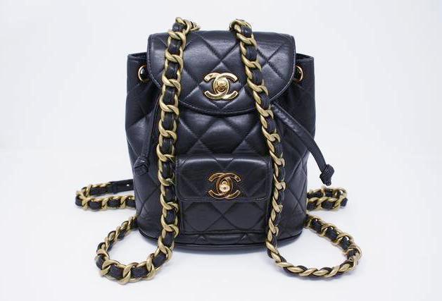Rare Vintage CHANEL Mini Iconic Backpack at Rice and Beans Vintage