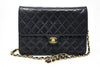 Vintage Chanel Single Flap Clutch Bag 