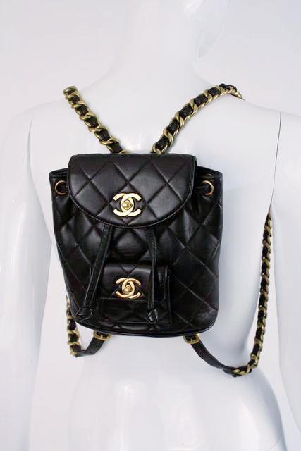 Rare Vintage CHANEL Mini Iconic Backpack at Rice and Beans Vintage