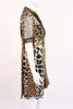 Yves saint laurent silk leopard dress 
