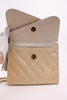 Vintage CHANEL Raffia and Leather Flap Handbag