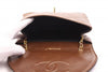 Vintage Chanel Brown Quilted Flap Handbag 