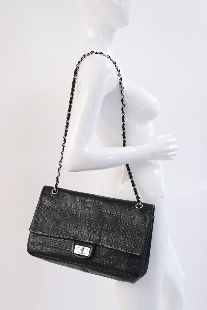 Rare Archival CHANEL XL Maxi Double Flap Bag at Rice and Beans Vintage