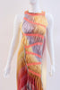 FENDI Pastel Rainbow Silk Dress