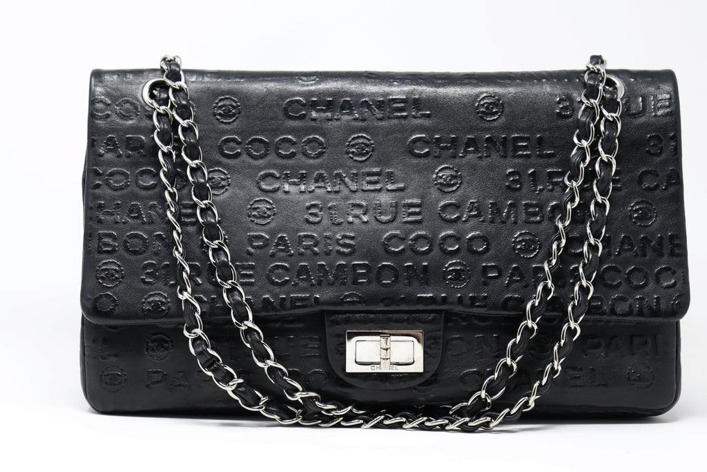 Rare Archival CHANEL XL Maxi Double Flap Bag at Rice and Beans Vintage