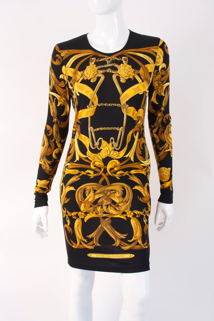 Deadstock Vintage HERMES Silk Jersey Dress