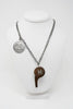Chanel 2015 Rhinestone whistle necklace 
