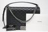 Chanel Large black quilted boy bag 