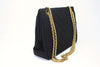 Vintage CHANEL F/W 1996 Black Jersey Bag