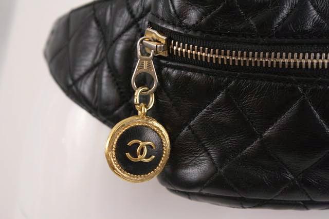 Rare Vintage CHANEL S/S 1990 Fanny Pack Bag at Rice and Beans Vintage