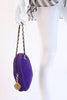 Vintage Chanel Purple Handbag 